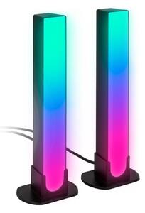 Brilo - SADA 2x LED RGBIC Stm. stolná lampa LED/12W/230V 3000-6500K Wi-Fi Tuya