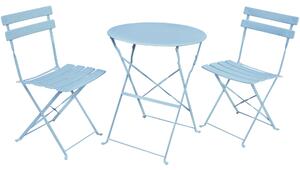 Ak furniture Skladacia súprava záhradného nábytku ORION modrá