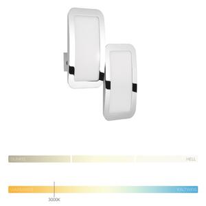 Wofi 4526.02.01.6000- SADA 2x LED Stmievateľné nástenné svietidlo SAGA LED/8W/230V