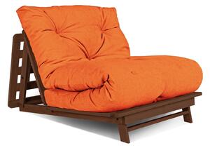 MarLiving Skladacie kreslo LAYTI 03 90 cm z masívu/oranžové