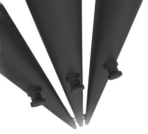 Oltens Stang kúpeľňový radiátor dekoratívny 180x15 cm čierna 55011300