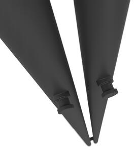 Oltens Stang kúpeľňový radiátor dekoratívny 180x9.5 cm čierna 55010300