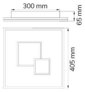Wofi 11247 - LED Stmievateľné stropné svietidlo NADRA LED/27W/230V