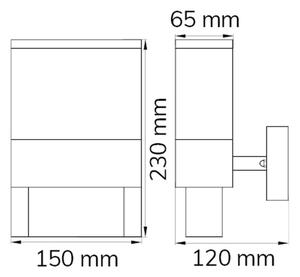 Wofi 12227 - LED Domové číslo DIEGO LED/10,5W/230V 3000K IP54