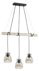 Fischer & Honsel 60798 - Luster na lanku STRAW 3xE27/40W/230V
