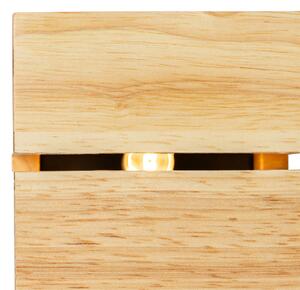 Vidiecka nástenná lampa dubové drevo 9,7 cm - Transfer Groove