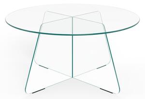 Actona Sklenený konferenčný stolík Samos 80 cm číry