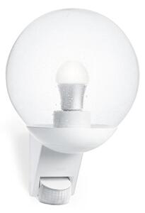 STEINEL 005917- Vonkajšie nástenné svietidlo so senzorom L585S 1xE27/60W biela IP44