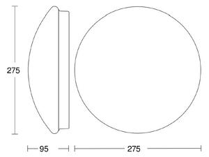 STEINEL 035105 - LED Kúpeľňové svietidlo so senzorom RS 16 LED/9,5W/230V IP44