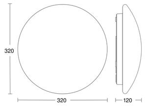 Steinel 056087-LED Kúpeľňové stropné svietidlo RSPROP2 LED/15,5W/230V 4000K IP54