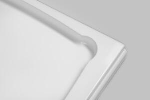 Gelco, DIONA sprchová vanička z liateho mramoru, štvorec 90 x 90 x 7,5 cm, GD009