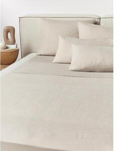 Ľanová posteľná plachta s vypraným vzhľadom Airy