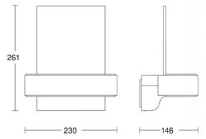 STEINEL 065713 - LED Domové číslo so senzorom L820 LED/12,5W/230V IP44