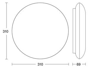 Steinel 068196-LED Svietidlo so senzorom DL Vario Quattro PRO S LED/14W/230V IP54