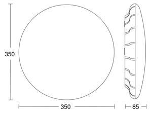 Steinel 068059 - LED Stropné svietidlo so senzorom RS PRO S30 SC 25,8W/230V 3000K