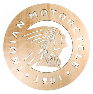 Veselá Stena Drevená nástenná dekorácia Indian Motorcycle