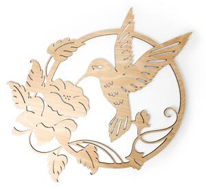 Veselá Stena Drevená nástenná dekorácia Kolibrík