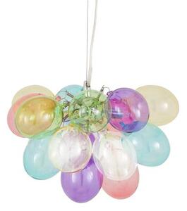 Sklenená guľôčková závesná lampa Gross