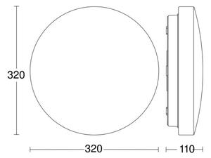 Steinel 069735-LED Kúpeľňové svietidlo so senzorom RSPRO P2 9,5W/230V 4000K IP54