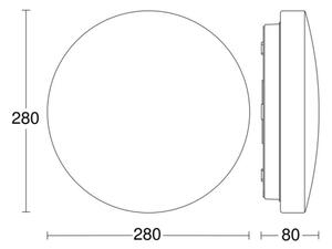 Steinel 069674-LED Kúpeľňové svietidlo so senzorom RSPRO P1 9,4W/230V 4000K IP54