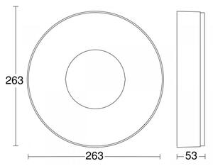 Steinel 078775 - LED Stropné svietidlo RS 200 C LED/17,1W/230V IP54