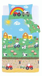 Detské obliečky do postieľky 120x150 cm Farmyard Animals – Catherine Lansfield
