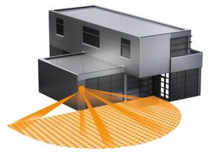 STEINEL 603717 - Vonkajší infračervený senzor IS 2180 2 čierna IP54