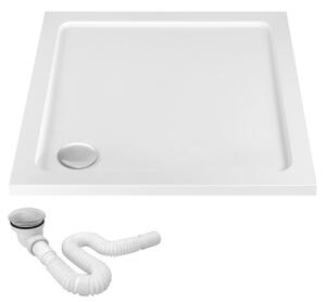Sprchová vanička REA SAVOY biela, veľkosť 80x80