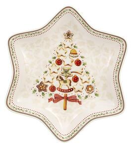 Villeroy & Boch Winter Bakery Delight misa v tvare hviezdy, stromček, 24,5 cm 14-8612-3776