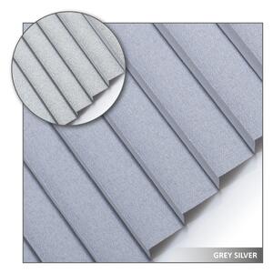 Neinvazívna termoizolačná plisovaná roleta grey silver Šířka (cm): 30
