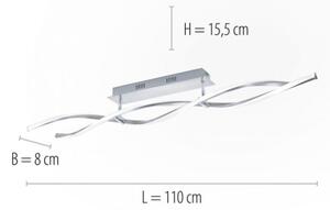 Paul Neuhaus 9143-55 - LED Stmievateľný prisadený luster POLINA 2xLED/10,2W/230V