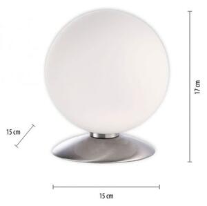 Paul Neuhaus 4013-55-LED Stmievateľná stolná lampa BUBBA 1xG9/3W/230V matný chróm