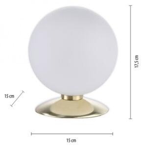Paul Neuhaus 4013-60 - LED Stmievateľná stolná lampa BUBBA 1xG9/3W/230V zlatá