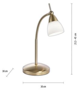 Paul Neuhaus 4001-60 - LED Stmievateľná stolná lampa PINO 1xG9/3W/230V zlatá