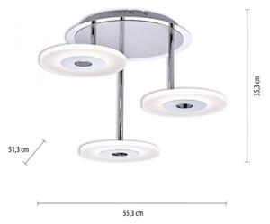 Paul Neuhaus 6446-55 - LED Stmievateľný prisadený luster ADALI 3xLED/13W/230V