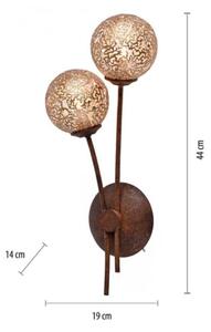 Paul Neuhaus 9032-48 - Nástenná lampa GRETA 2xG9/40W/230V