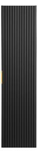 Comad Adel Black skrinka 35x25x140 cm závesné bočné čierna ADEL BLACK 80-01-B-1D
