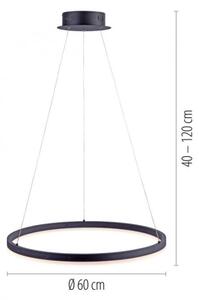 Paul Neuhaus 2382-13 - LED Stmievateľný luster na lanku TITUS LED/38,5W/230V
