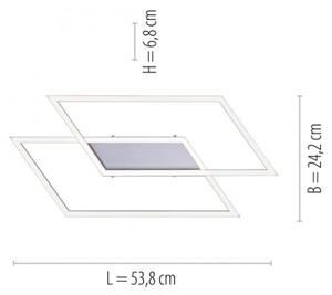 Paul Neuhaus 8192-55 - LED Stmievateľný prisadený luster INIGO 2xLED/12W/230V