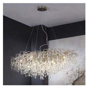 Paul Neuhaus 2031-55 - Luster na lanku ICICLE 15xG9/40W/230V 75x150 cm chróm