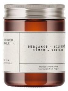 Vonná sójová sviečka doba horenia 40 h #32 Bergamot, Coconut, Vanilla – Perfumed Prague