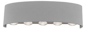 Paul Neuhaus 9489-21- LED Vonkajšie nástenné svietidlo CARLO 10xLED/0,8W/230V IP54