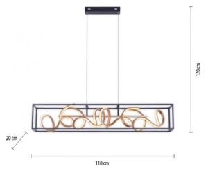 Paul Neuhaus 2416-18 - LED Stmievateľný luster na lanku SELINA 4xLED/10,2W/230V