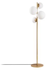 Opviq Stojacia lampa Fazli zlatá
