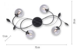 Paul Neuhaus 6724-18 - LED Prisadený luster WIDOW 4xG9/3W/230V