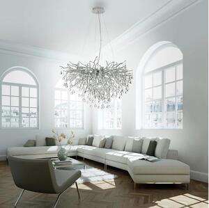 Paul Neuhaus 2192-55 - Luster na lanku ICICLE 10xG9/40W/230V 50x100 cm chróm