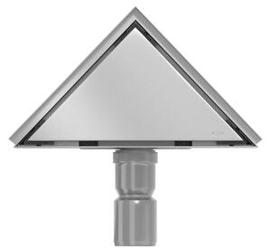 Trojuholníkový rohový sprchový žľab FLAT 2v1 - 20 cm