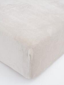 Plachta mikroplyš Deluxe 90 x 200 cm - prírodná