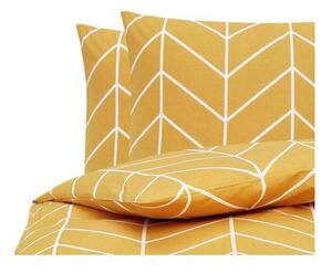Bavlnená posteľná bielizeň s grafickým vzorom Mirja