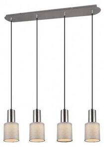 Trio - Luster na lanku WAILER 4xGU10/5W/230V šedá